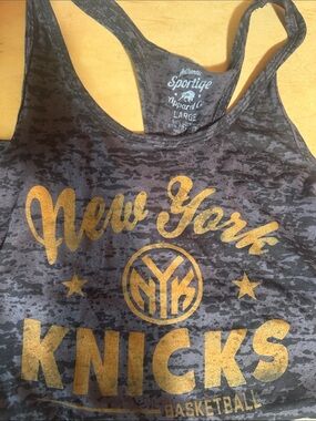 Sportige Apparel Co. New York Knicks Logo Racerback Tank